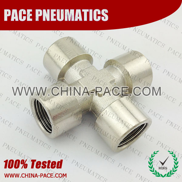 Pfc,Brass air connector, brass fitting,Pneumatic Fittings, Air Fittings, one touch tube fittings, Nickel Plated Brass Push in Fittings